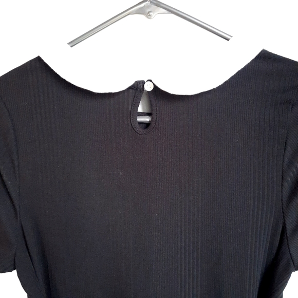 Wonder Nation Wednesday Adams Black Dress White Collar 18 XXL Girls Goth W Small - Picture 4 of 8